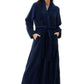 Givoni - Luxury Polar Fleece Mid Length Wrap Gown