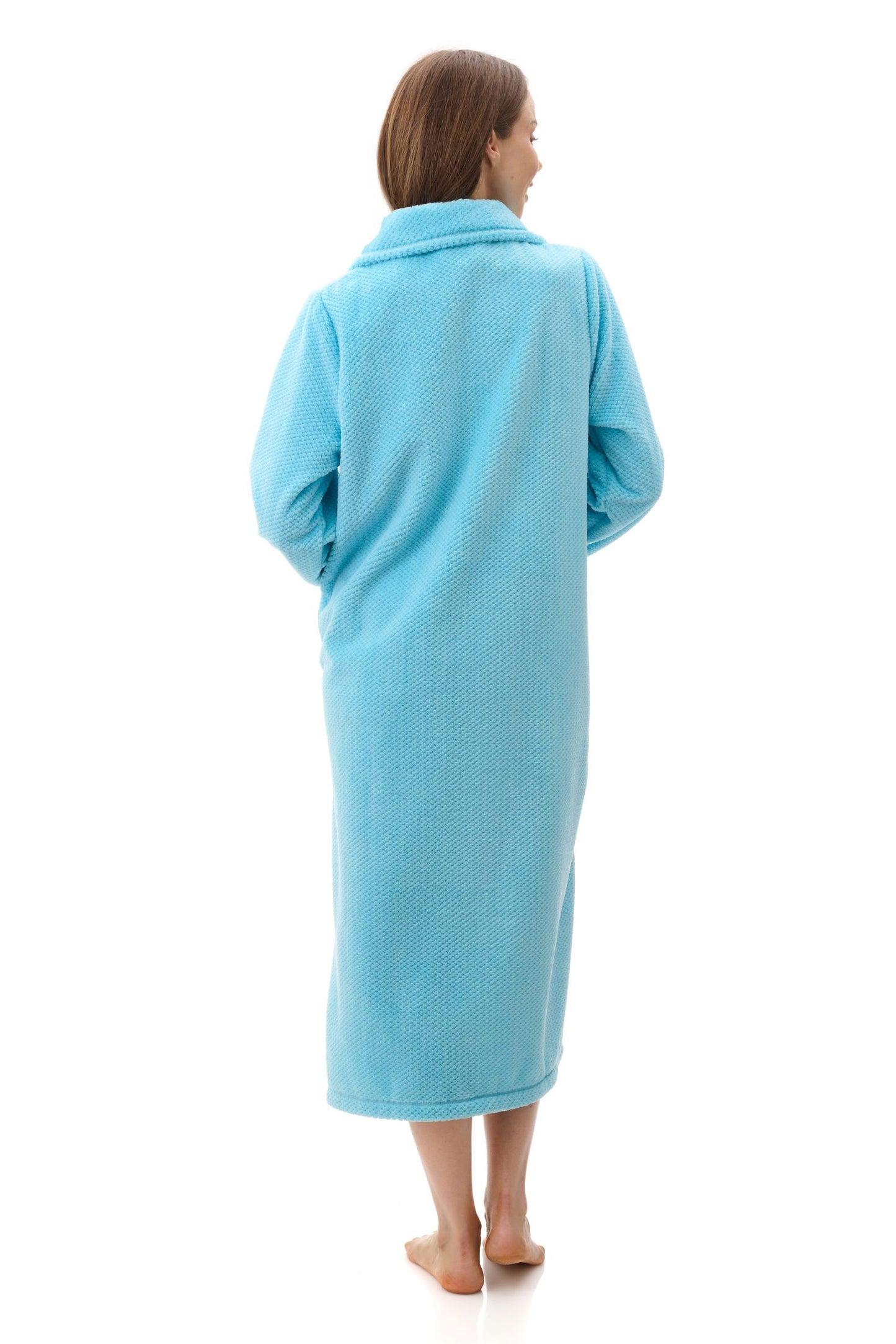 Givoni: Dimple Long Gown with Button Front