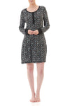 Givoni: Short Nightie with Long Sleeves. 'Amy'