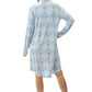 Givoni: Hattie Short Sleepshirt with Collar & Buttons
