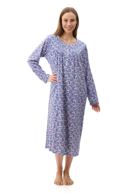 Givoni: Becky Mid Nightie with Yoke and Pintucks