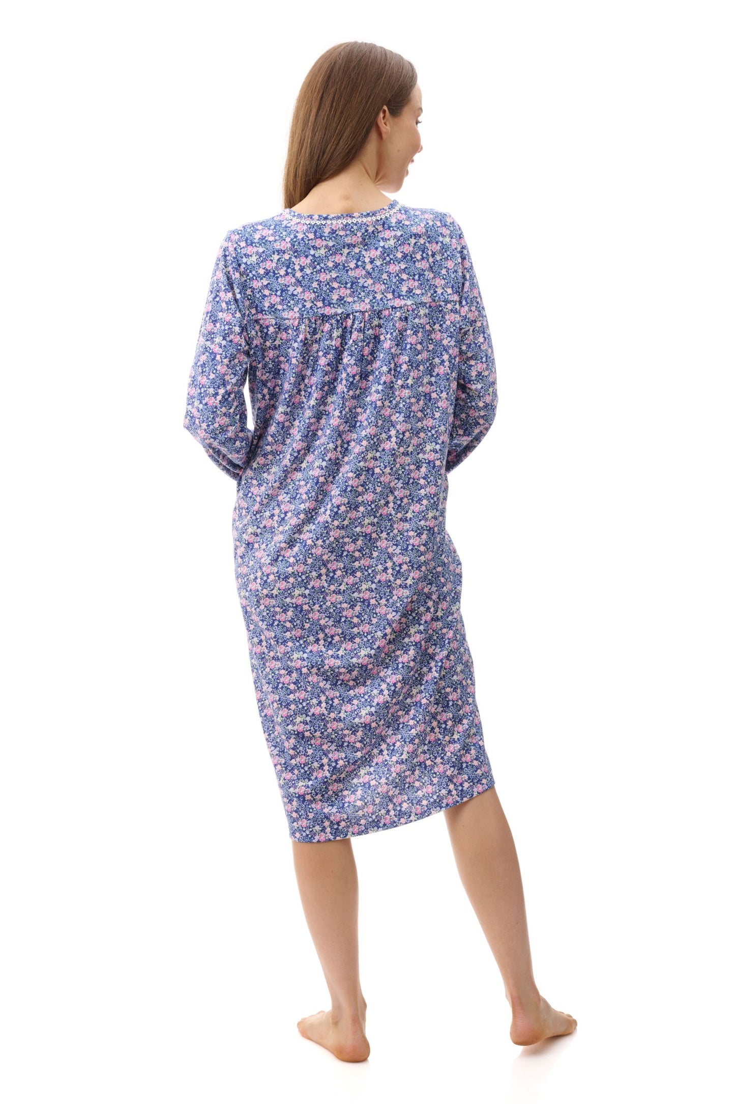 Givoni: Becky Short Nightie with Yoke & and Pintucks
