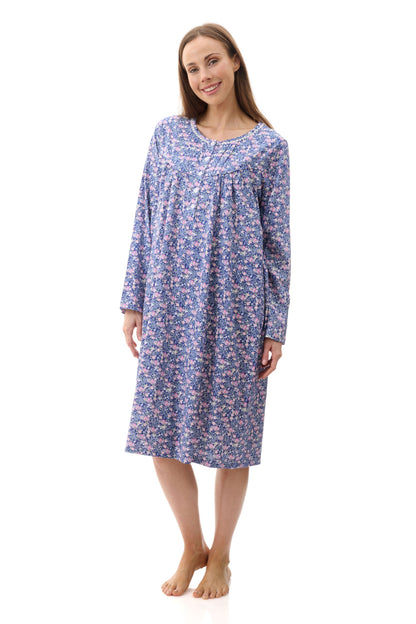 Givoni: Becky Short Nightie with Yoke & and Pintucks
