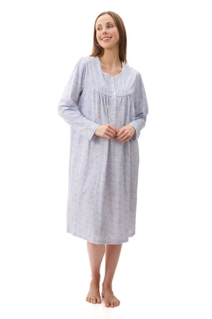 Givoni: Allegra Short Nightie with Yoke & and Pintucks
