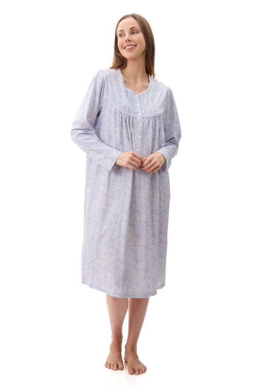 Givoni: Allegra Short Nightie with Yoke & and Pintucks