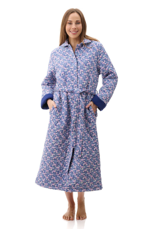 Givoni: Becky Long Quilted Button up Gown