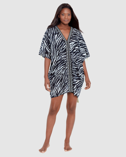 Miraclesuit: Tigre Sombre Caftan