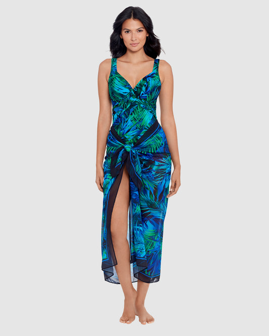 Miraclesuit: Palm Reeder Scarf Pareo