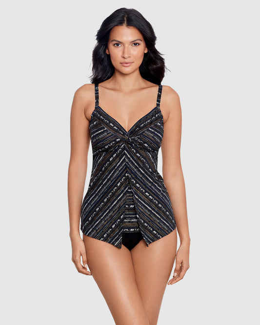 Miraclesuit: Cypher Love Knot Tankini Top