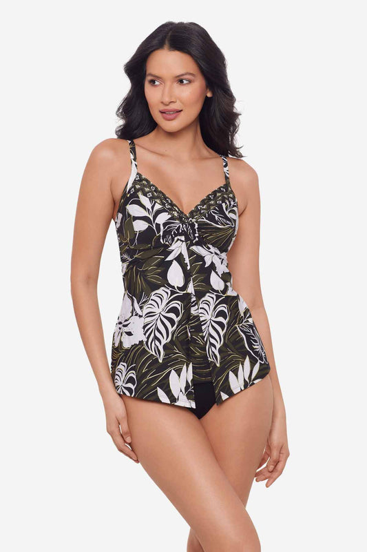 Miraclesuit: Elle Dorado Love Knot Tankini Top