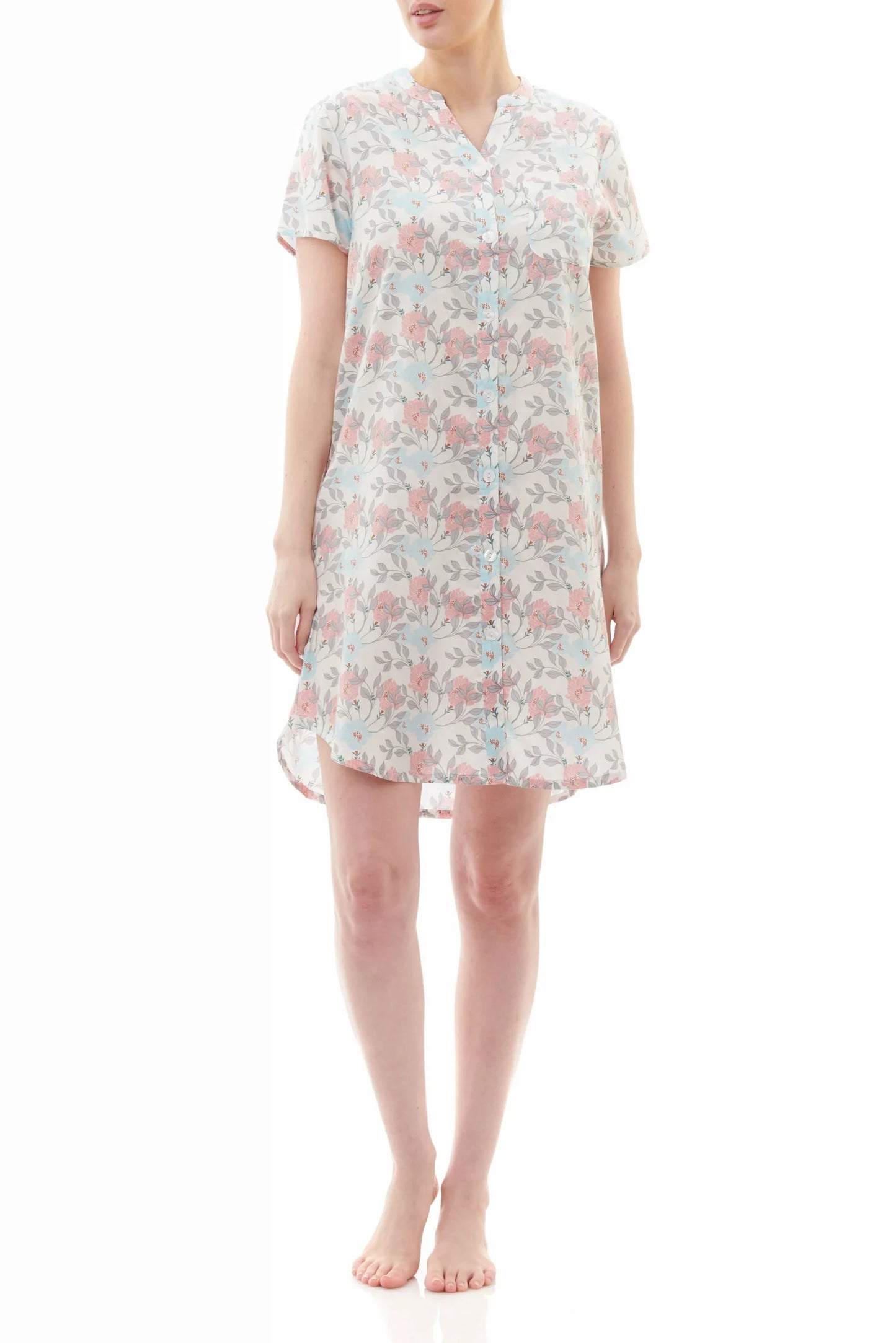 Givoni: Short Sleeve Sleepshirt Nightie Cotton 'Angie'