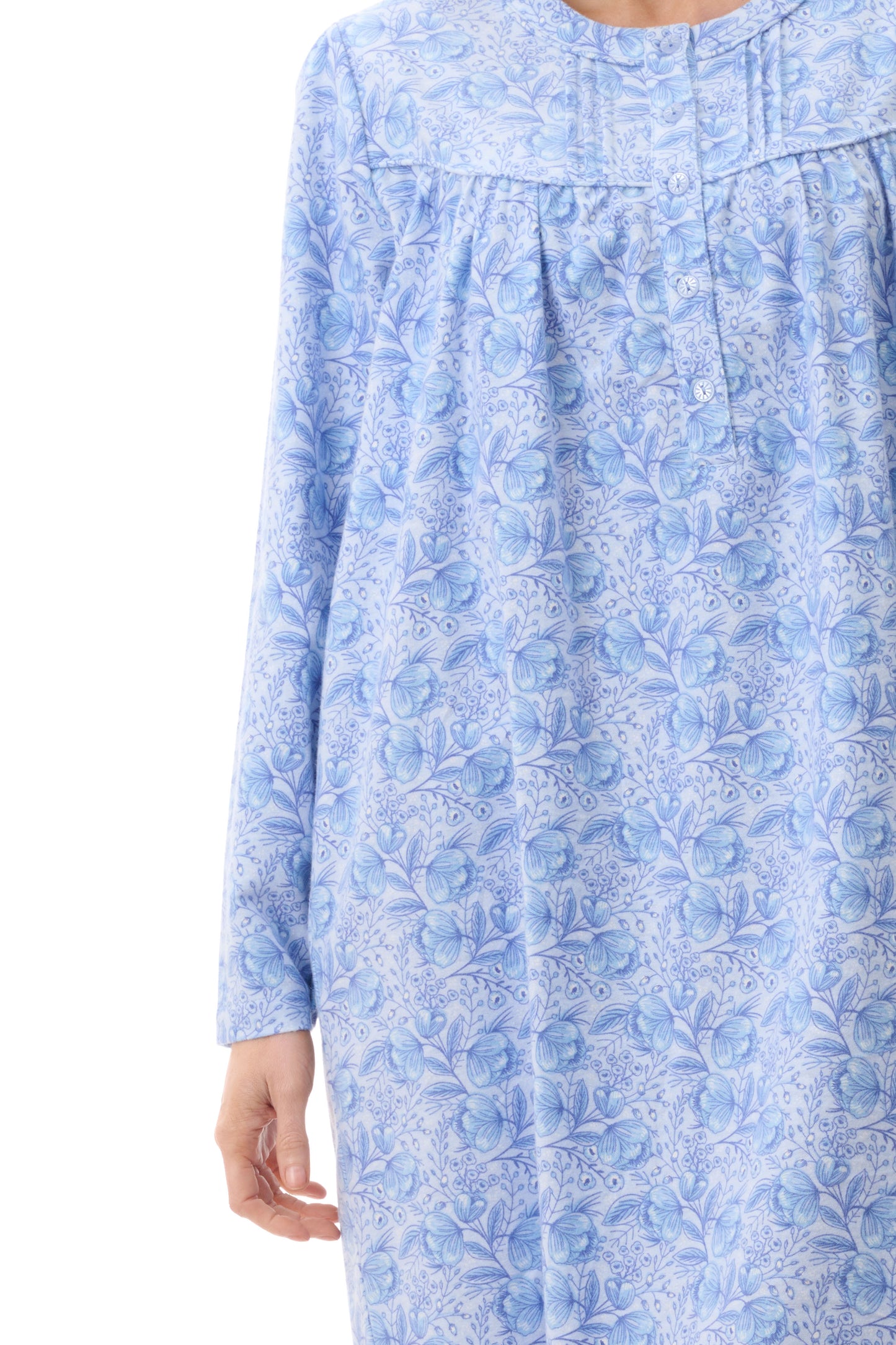 GIVONI:  FL Kora Print Short Length Nightie