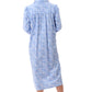 GIVONI:  FL Kora Print Mid Length Collared Nightie