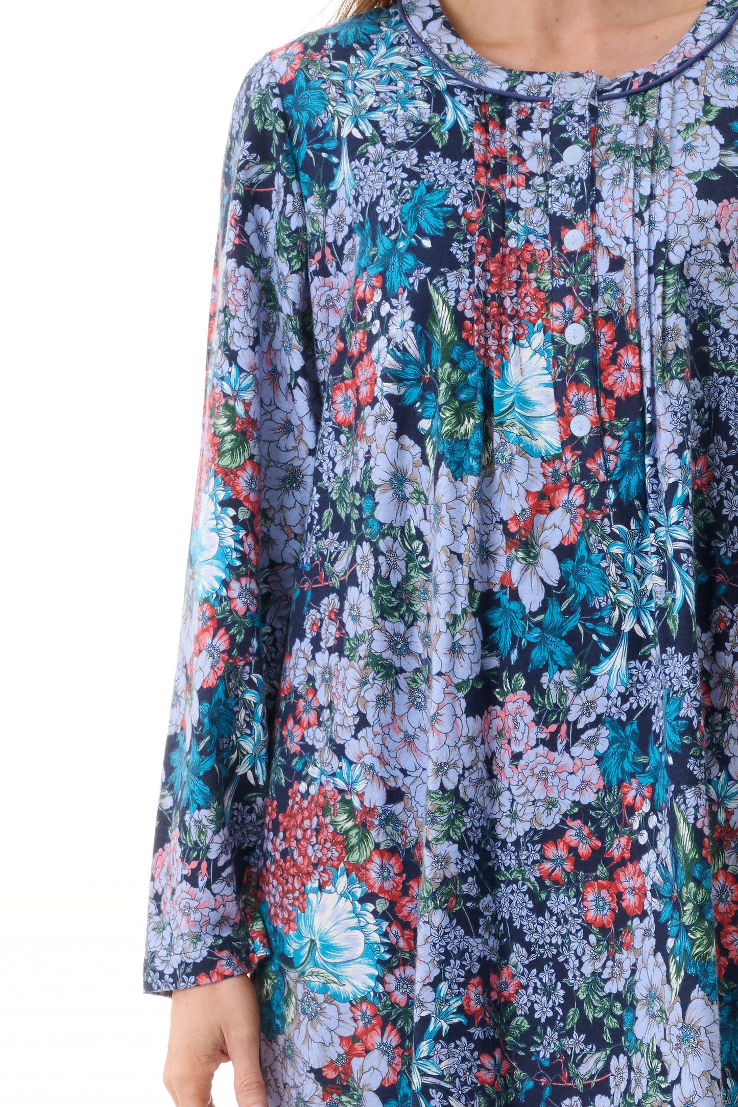 GIVONI:  FL Frida Print Mid Length Nightie