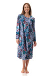 GIVONI:  FL Frida Print Mid Length Nightie