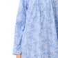GIVONI:  FL Kora Print Mid Length Nightie