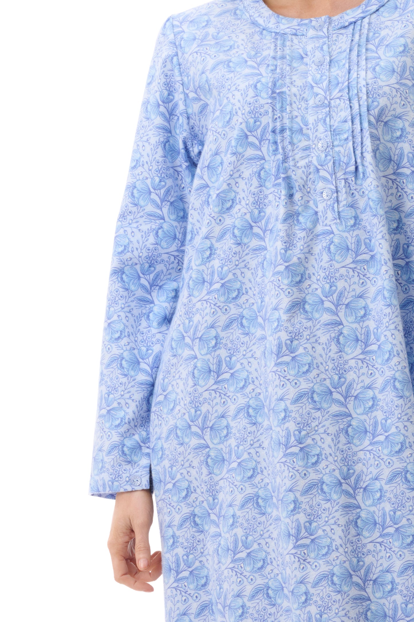 GIVONI:  FL Kora Print Mid Length Nightie