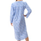 GIVONI:  FL Kora Print Mid Length Nightie