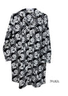Givoni: Florence Broadhurst Short Sleepshirt with Collar Flannelette