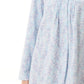 GIVONI:  FL Frida Print Mid Length Collared Nightie