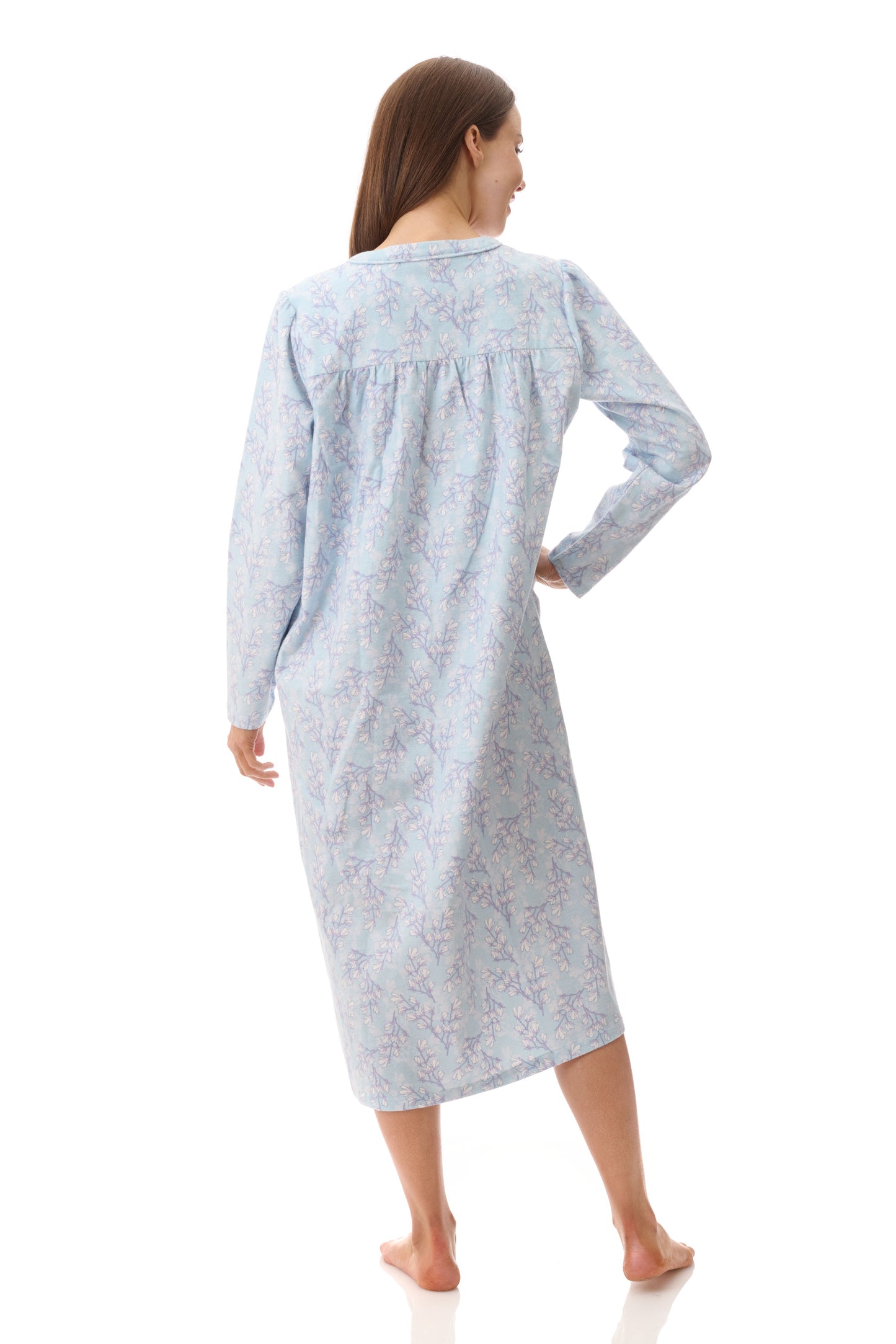 GIVONI:  FL Frida Print Mid Length Nightie