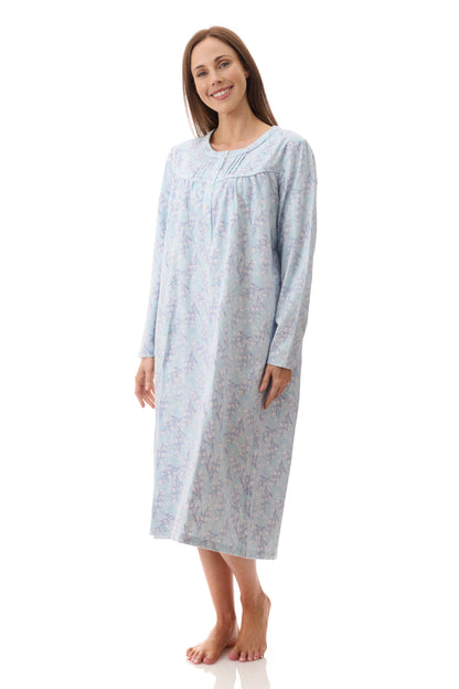 GIVONI:  FL Frida Print Mid Length Nightie