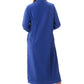 Givoni: High Pile Long Zip Front Gown
