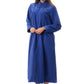 Givoni: High Pile Long Zip Front Gown