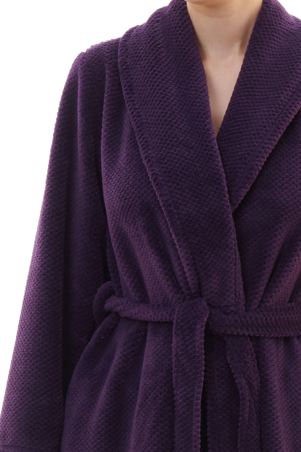 Givoni: Mid Length Wrap with Waist Tie Belt Dimple'