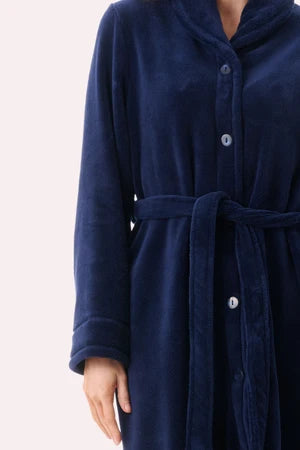 Givoni - Mid Length Gown with Button Front with Wrap
