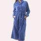 Givoni - Mid Length Gown with Button Front with Wrap