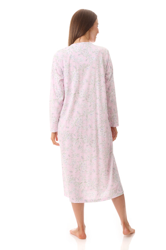 GIVONI:  HP Asha Print Medium Length Nightie