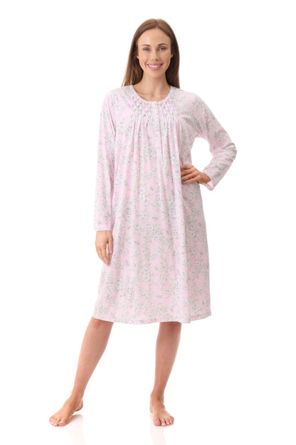 GIVONI:  HP Asha Print Short Length Nightie