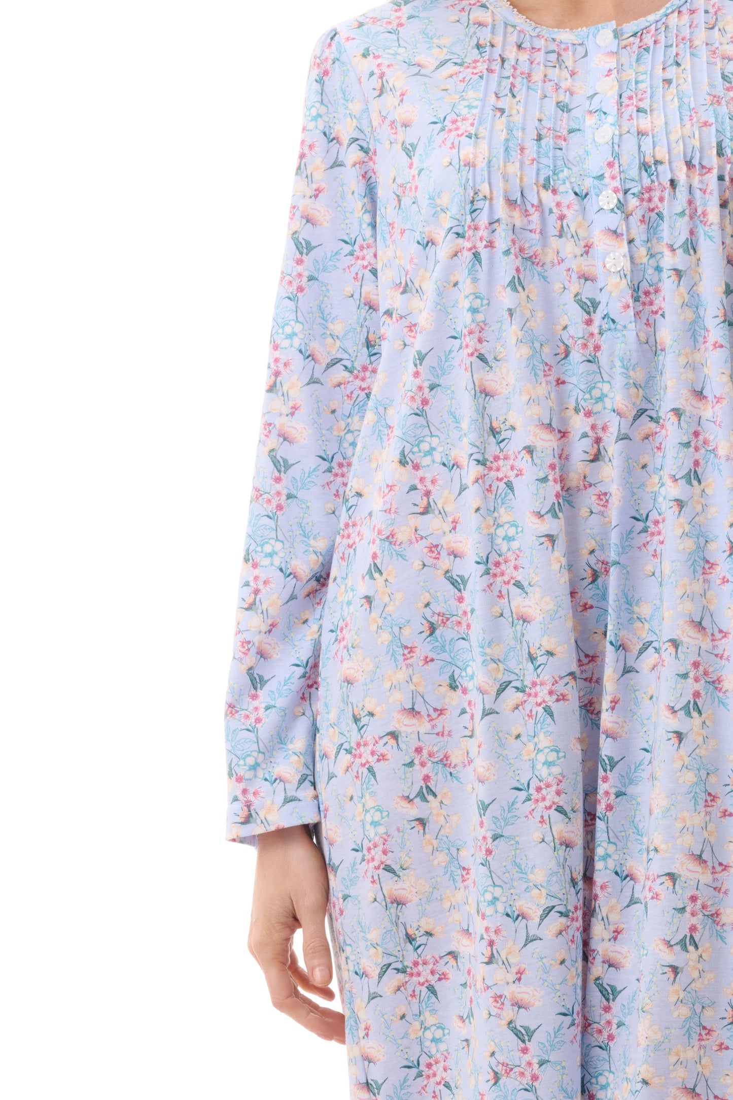 GIVONI:  FL Brooke Print Short Length Nightie