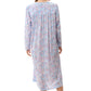 GIVONI:  FL Brooke Print Mid Length Nightie