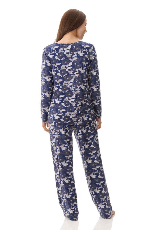 GIVONI:  KV Coco Print Satin Detail Pyjama