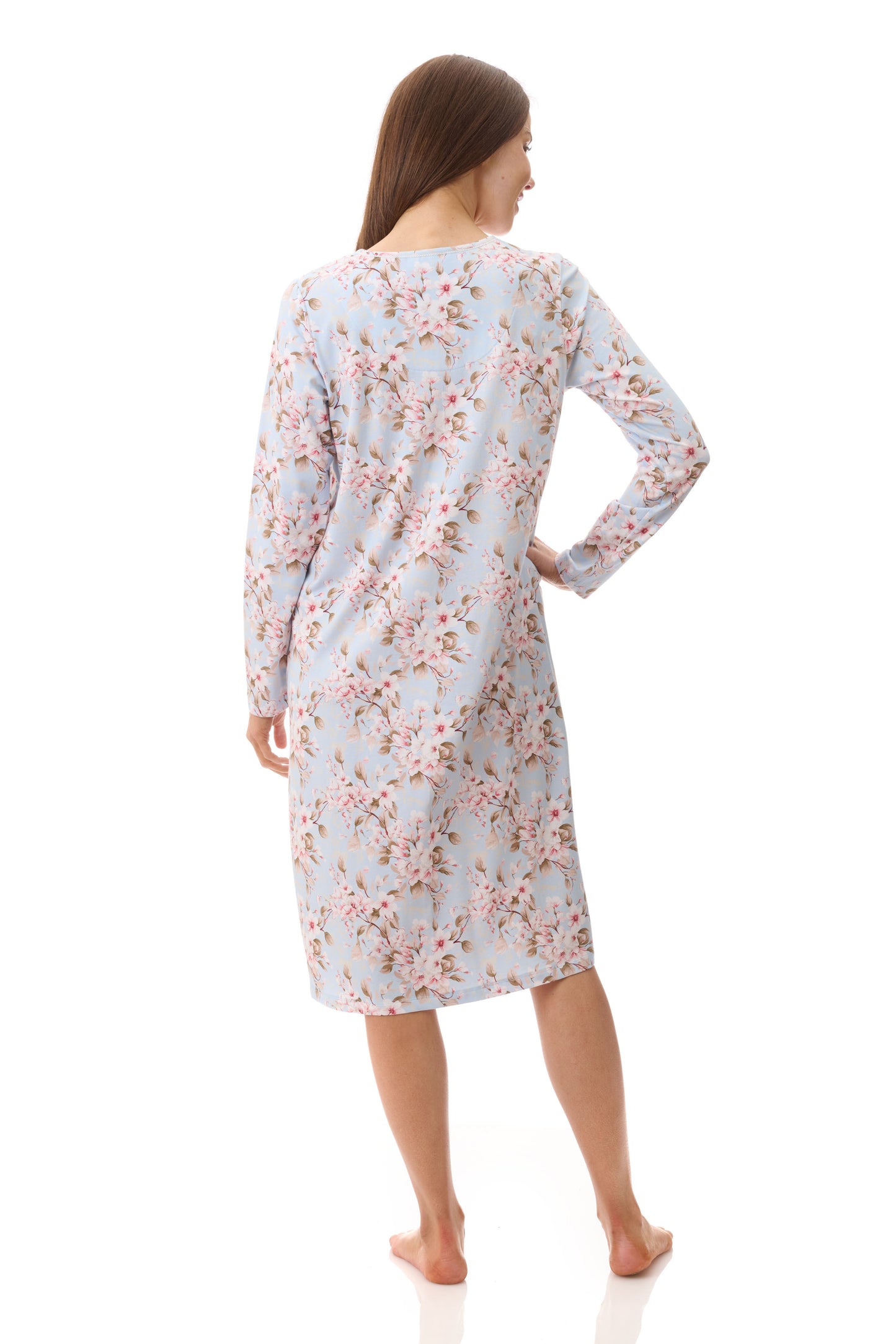 GIVONI:  LB Demi Print Short Length Nightie
