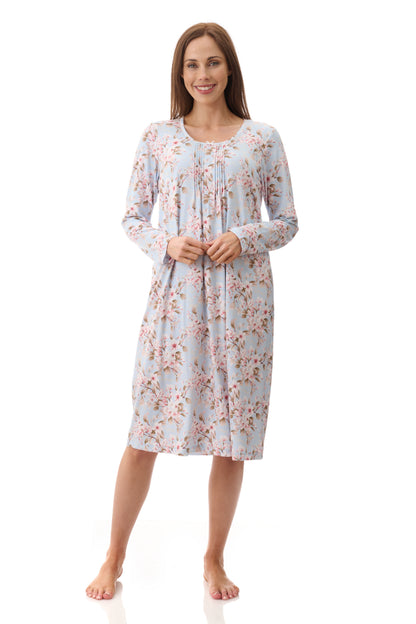 GIVONI:  LB Demi Print Short Length Nightie
