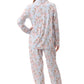 GIVONI:  LB Demi Print Detail Collared Pyjama