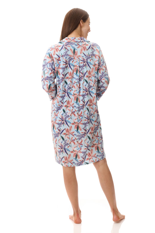 GIVONI:  LB Rylie Print Short Length Sleepshirt