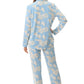 GIVONI:  LG Gia Print Detail Collared Pyjama