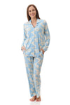 GIVONI:  LG Gia Print Detail Collared Pyjama