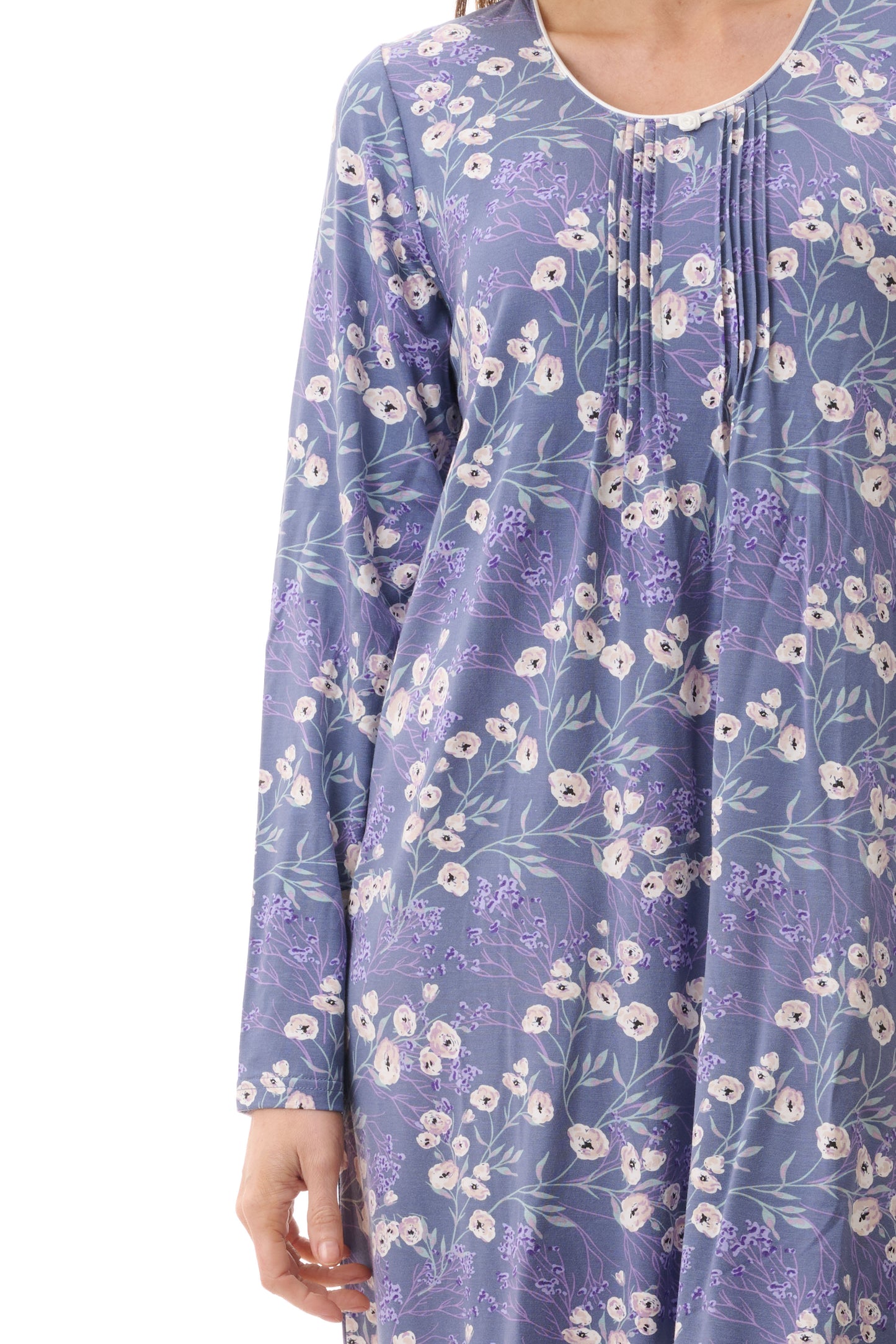 GIVONI:  LG Elaine Print Short Length Nightie