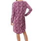 GIVONI:  LG Chloe Print Short Length Nightie