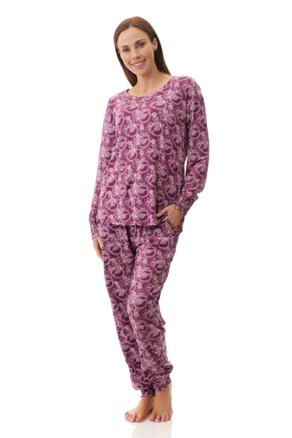 GIVONI:  LG Chloe Print Detail Ski Pyjama