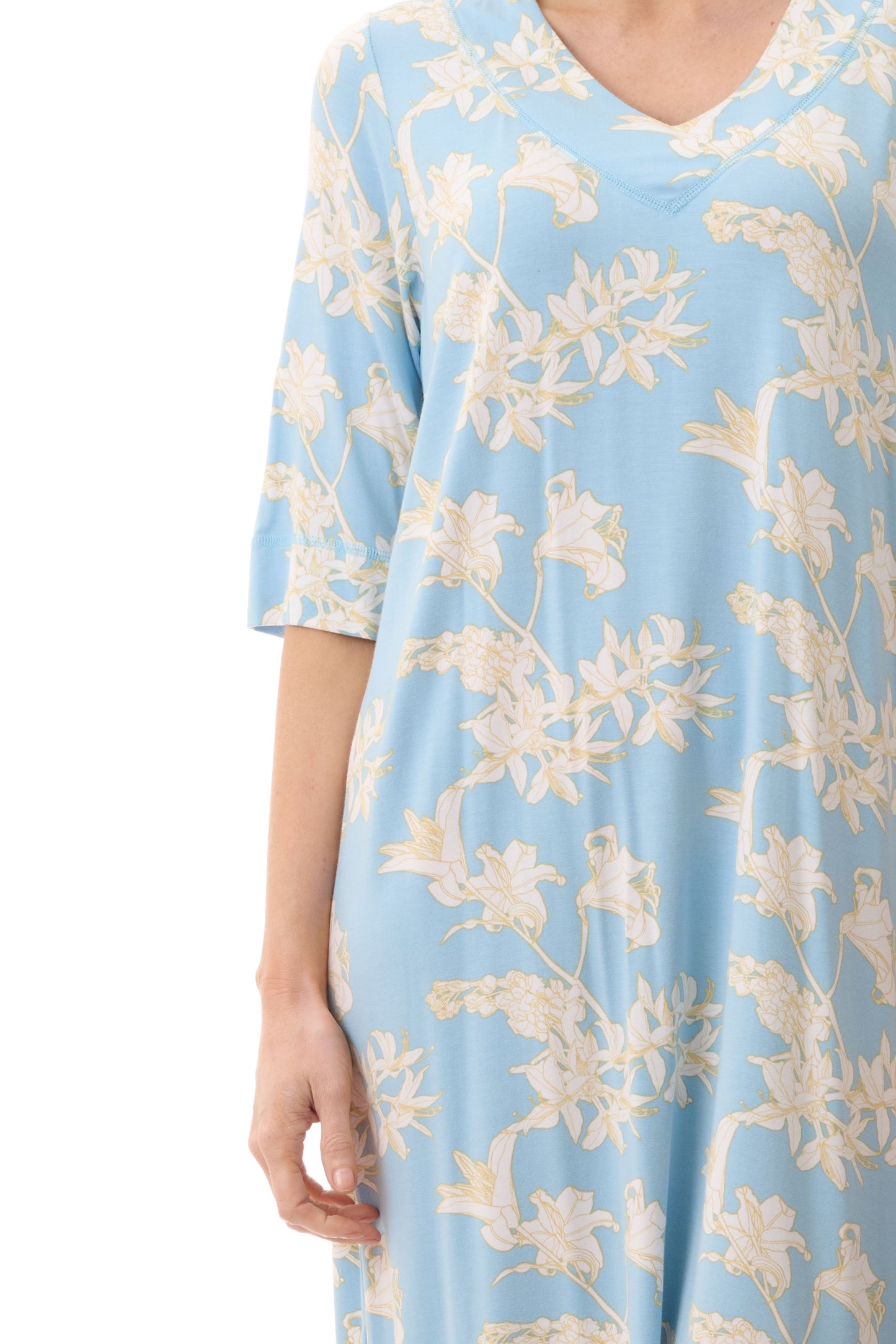 GIVONI:  LG Gia Print Short Sleeve Short Nightie