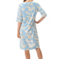 GIVONI:  LG Gia Print Short Sleeve Short Nightie
