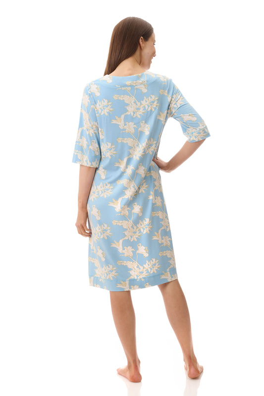 GIVONI:  LG Gia Print Short Sleeve Short Nightie