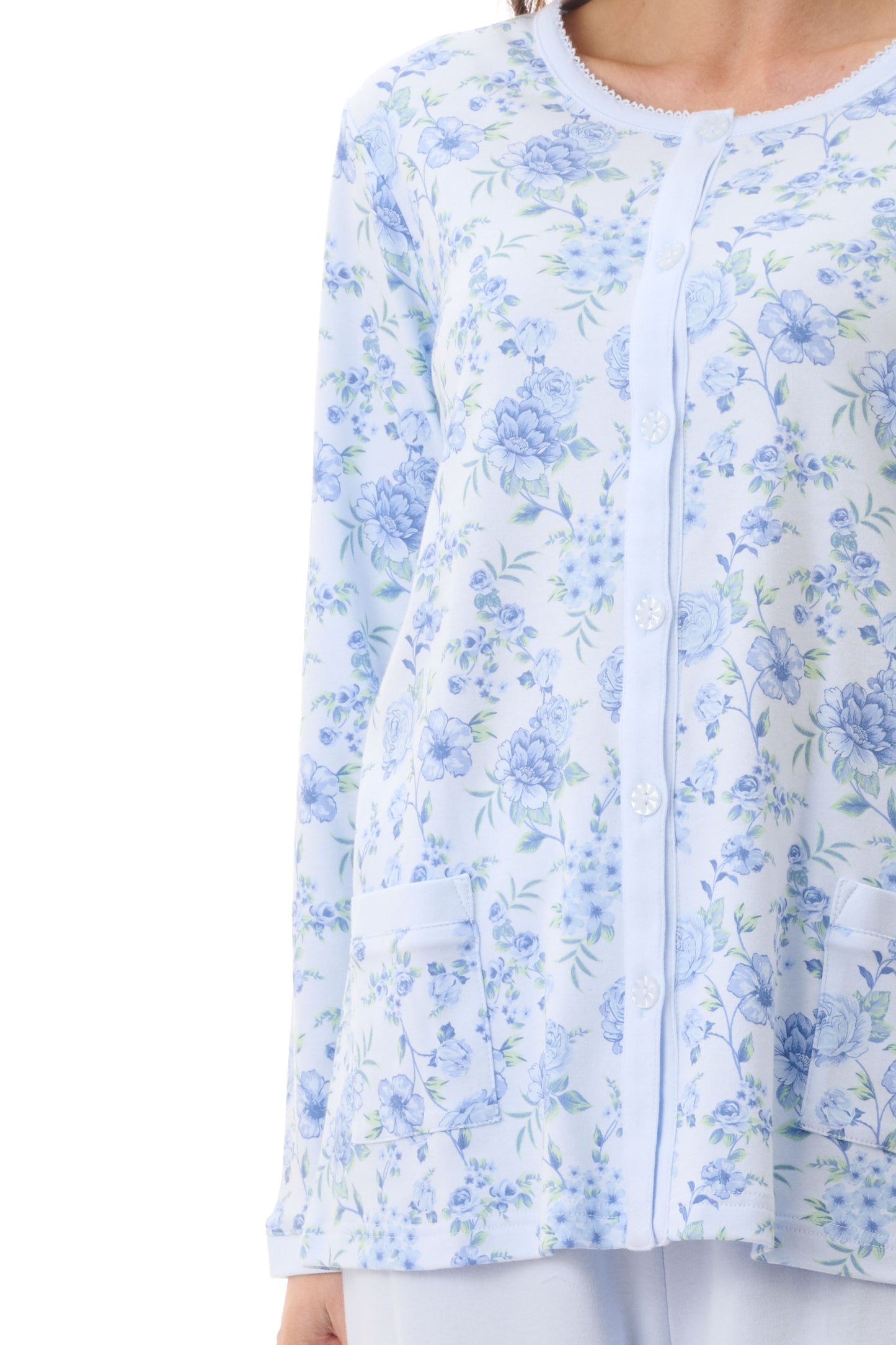 GIVONI:  LK Mira Print Detail Long Pyjama