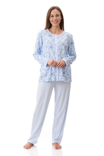 GIVONI:  LK Mira Print Detail Long Pyjama